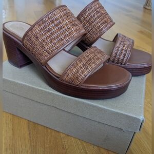 Madewell mule platform sandal